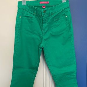 Lilly Pulitzer green denim pant